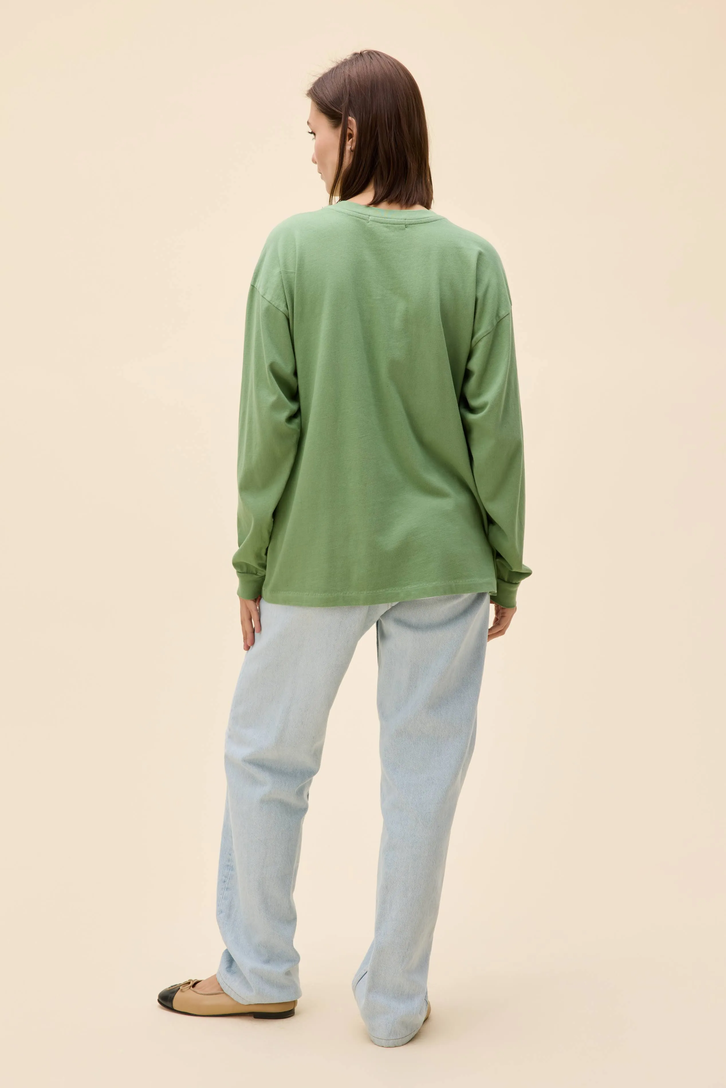 Solid Relaxed Long Sleeve