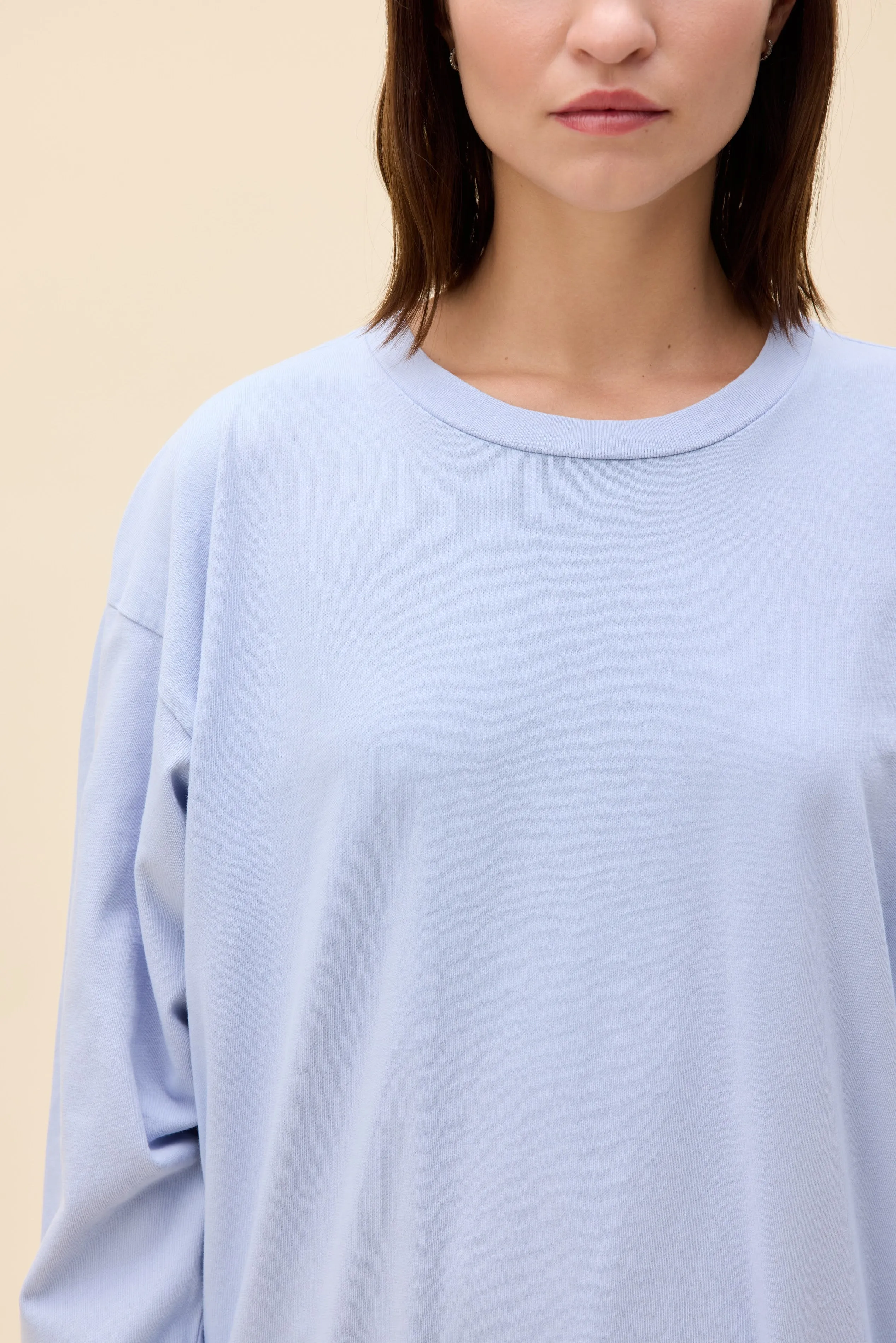 Solid Relaxed Long Sleeve