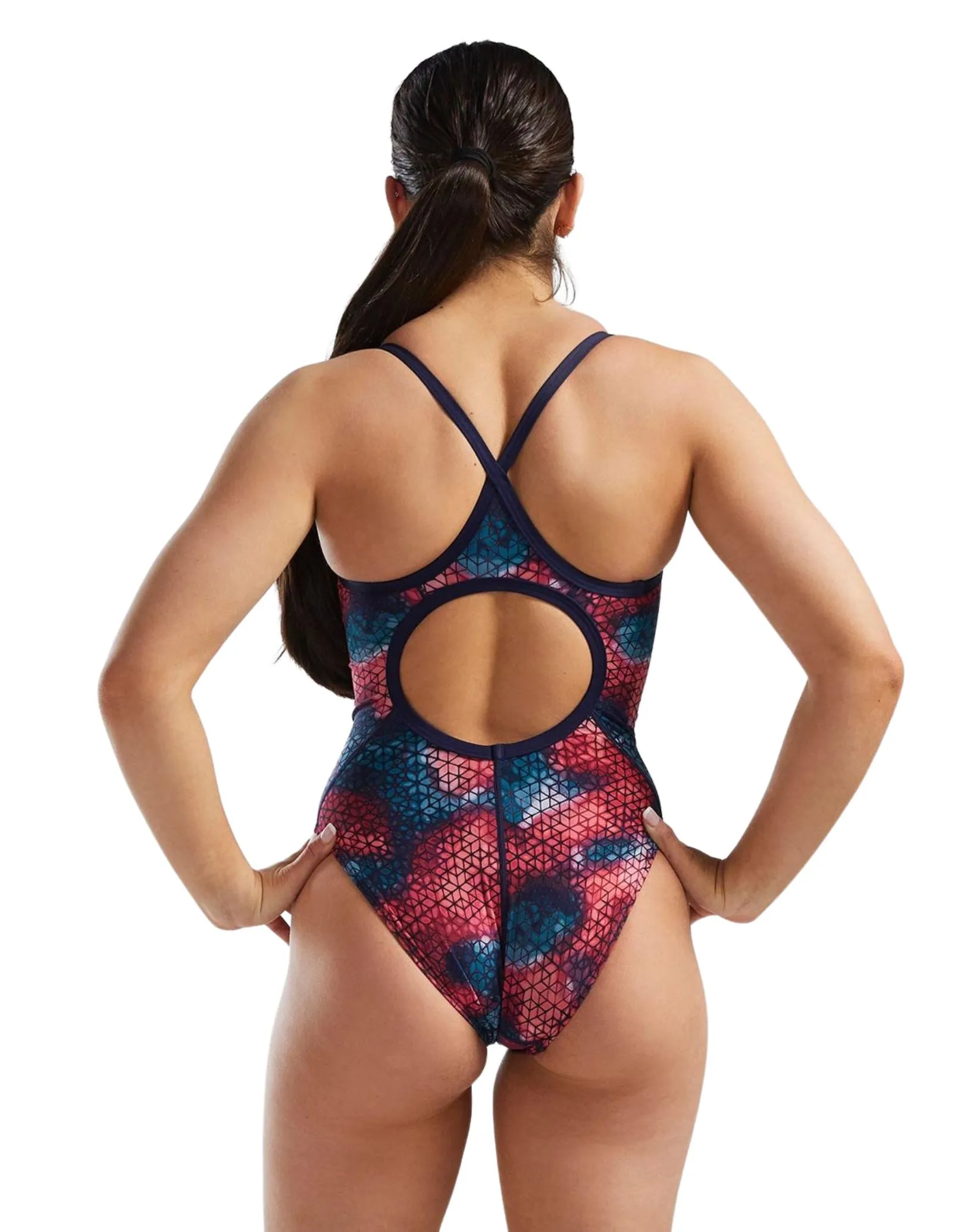 StarHex Durafast Elite Diamondfit Swimsuit - Red/Multi