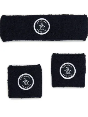 Terry Pete Logo Head & Wrist Sweatband Set