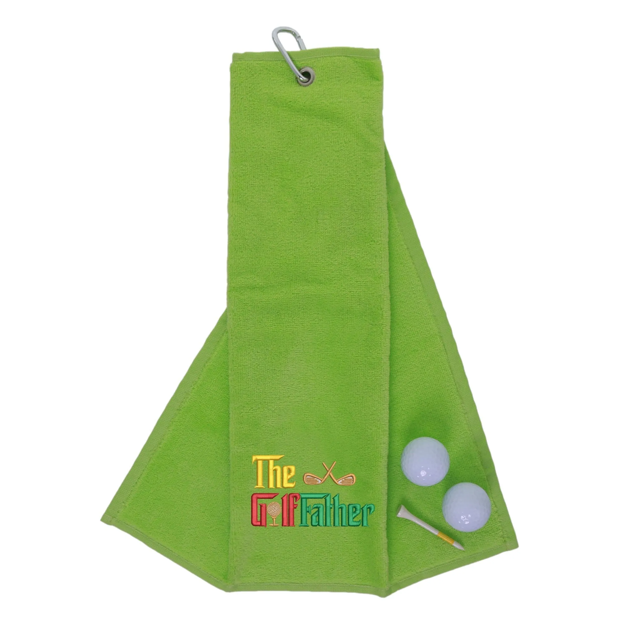 The Golffather Novelty Tri Fold Golf Towel