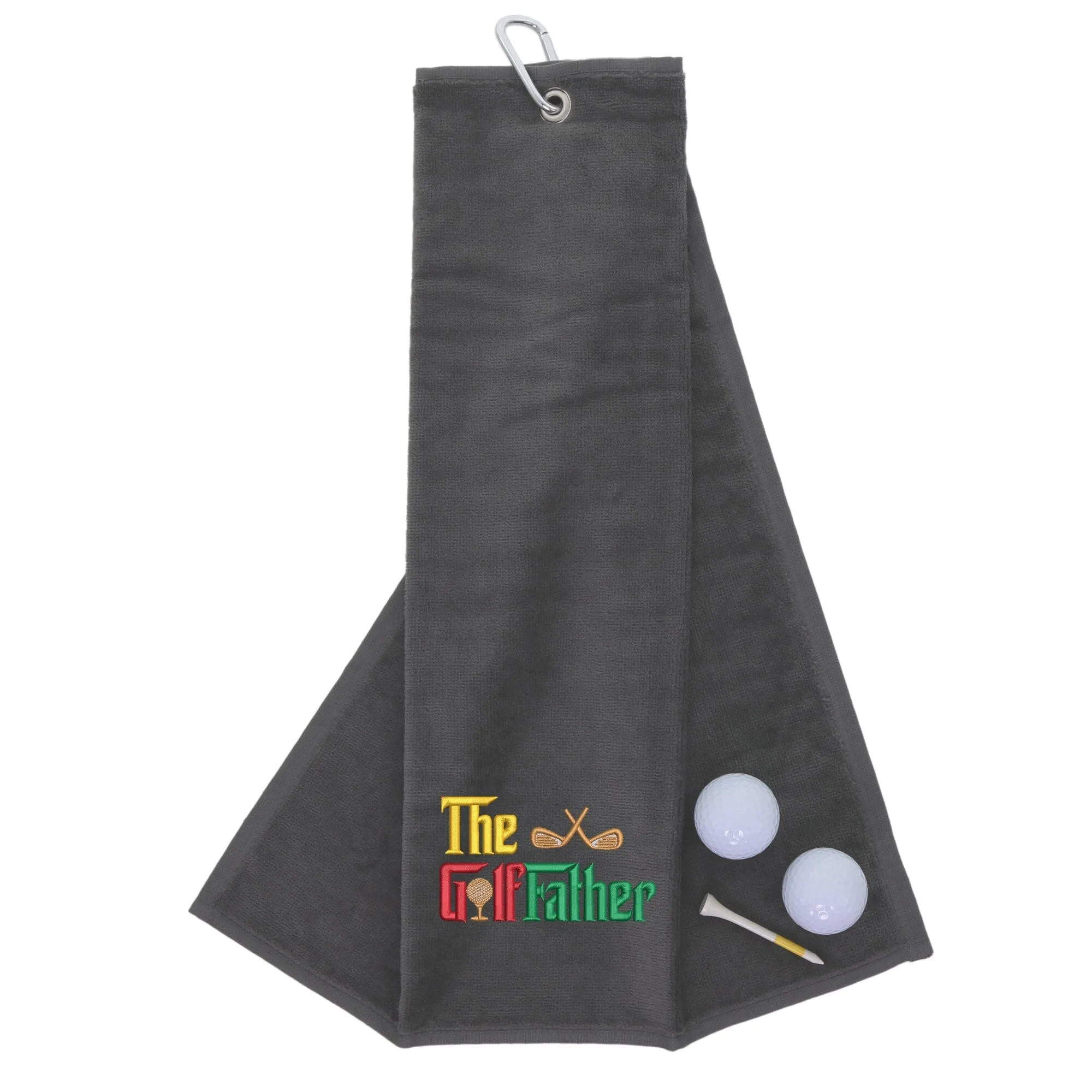 The Golffather Novelty Tri Fold Golf Towel