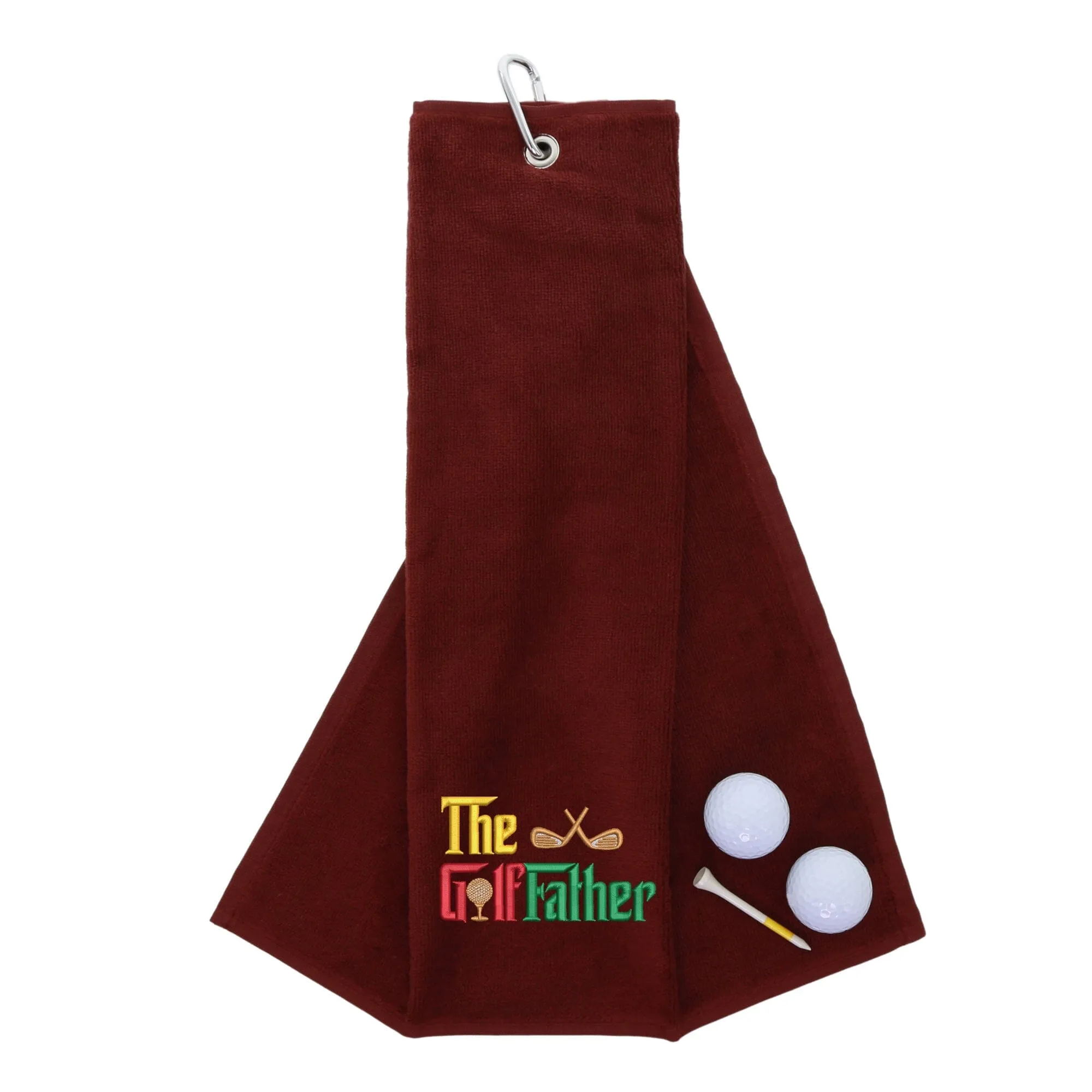 The Golffather Novelty Tri Fold Golf Towel