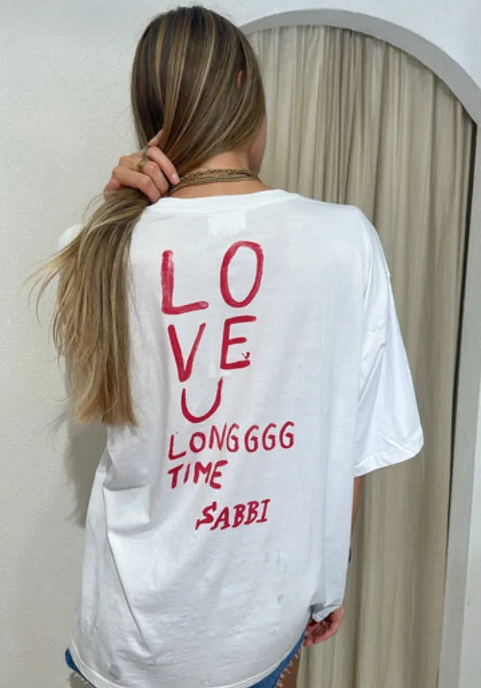 The Very Oversized Merve Tee - White