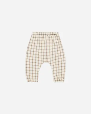 Woven Pant || Cinnamon Plaid